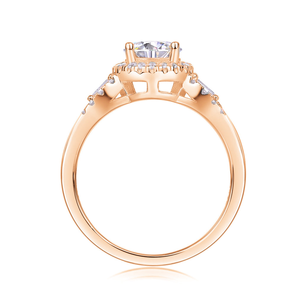 1 Carat D-VVS1 Lab Grown Diamond Ring for Women