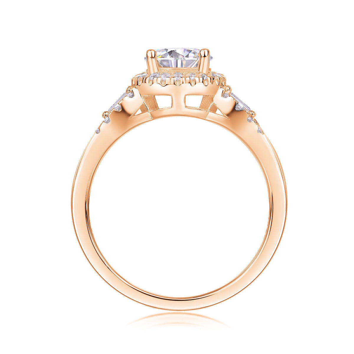 1 Carat D-VVS1 Lab Grown Diamond Ring for Women