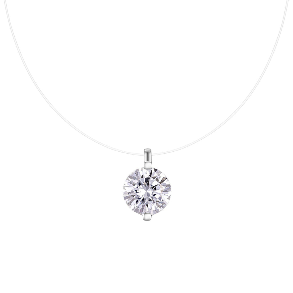 1 Carat D-VVS1 Lab Diamond Mermaid Tears Necklace for Women