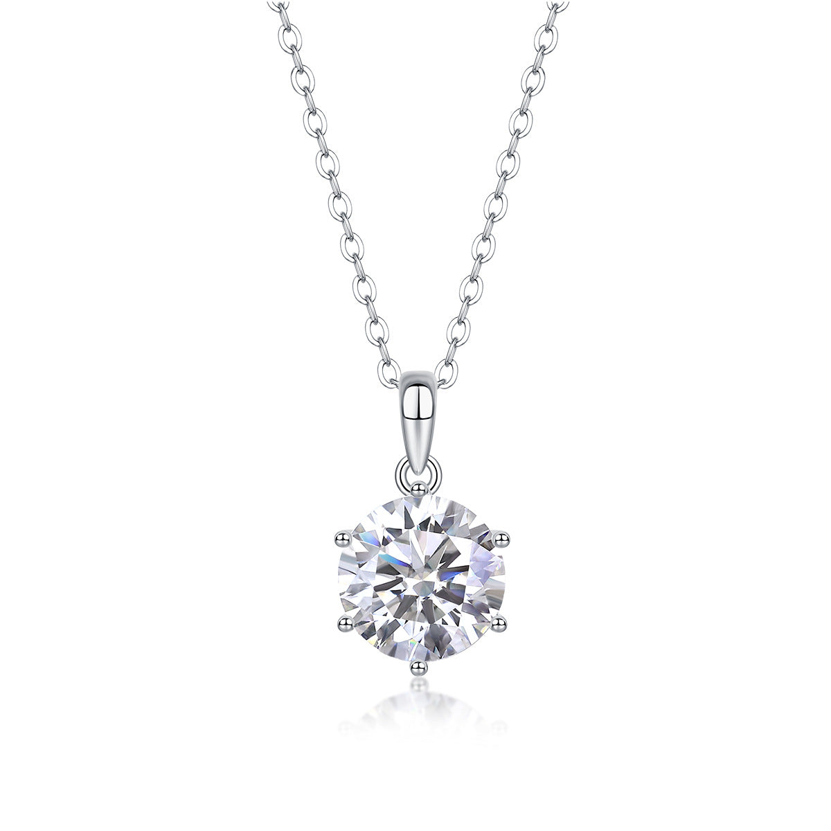 1 Carat D-VVS1 Lab-Grown Diamond Pendant (Necklace Not Included)