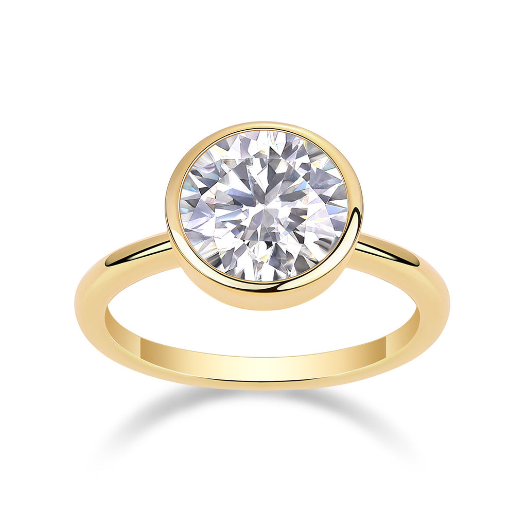 3 Carat Moissanite Diamond Engagement Ring for Women
