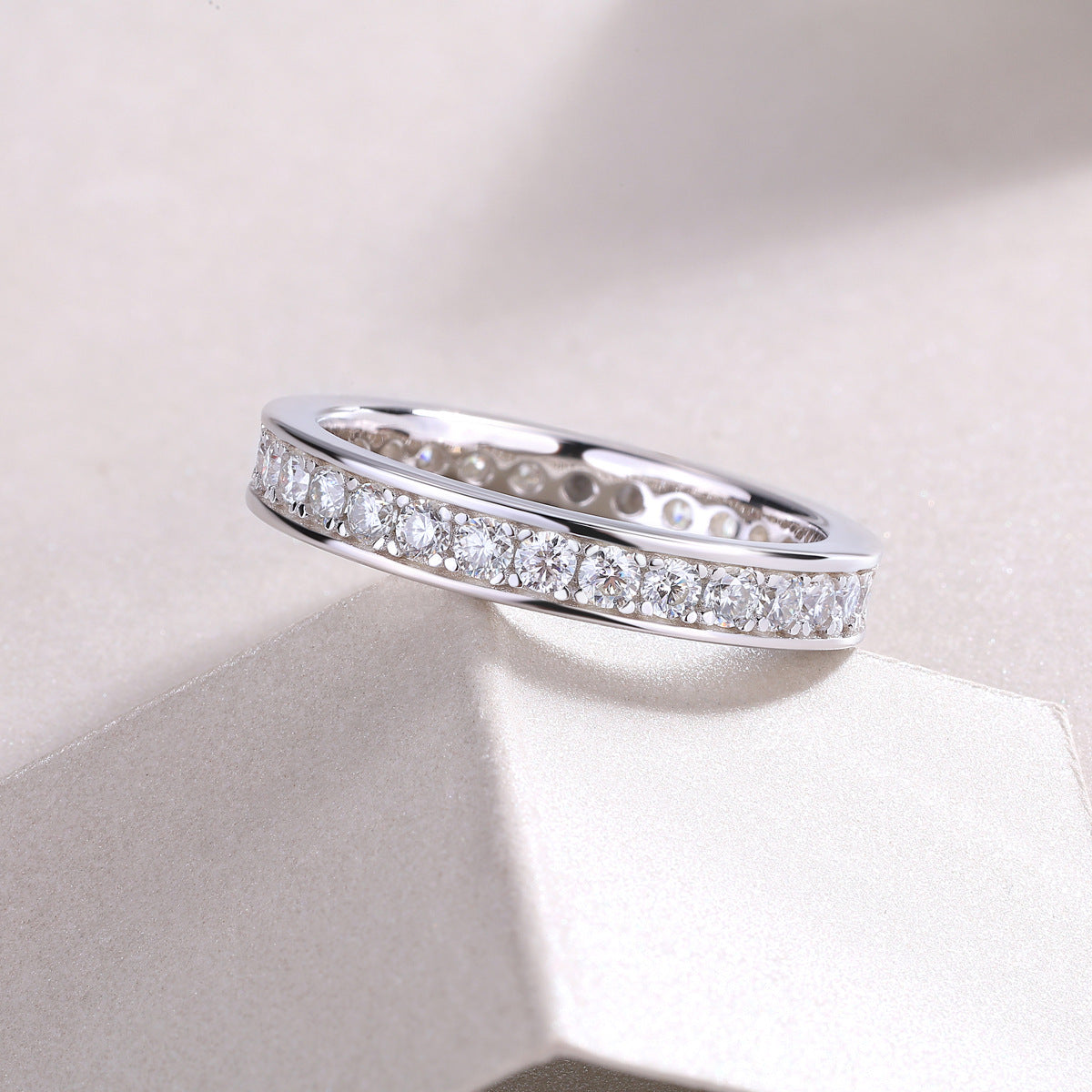 Engagement Couple Moissanite Wedding Rings for Men and Women