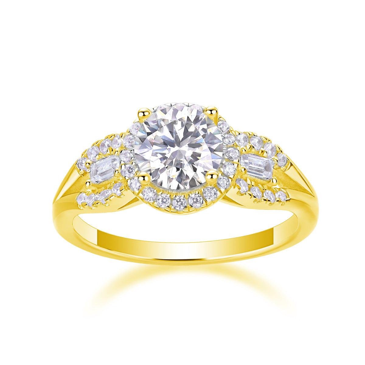 1 Carat D-VVS1 Lab Grown Diamond Ring for Women
