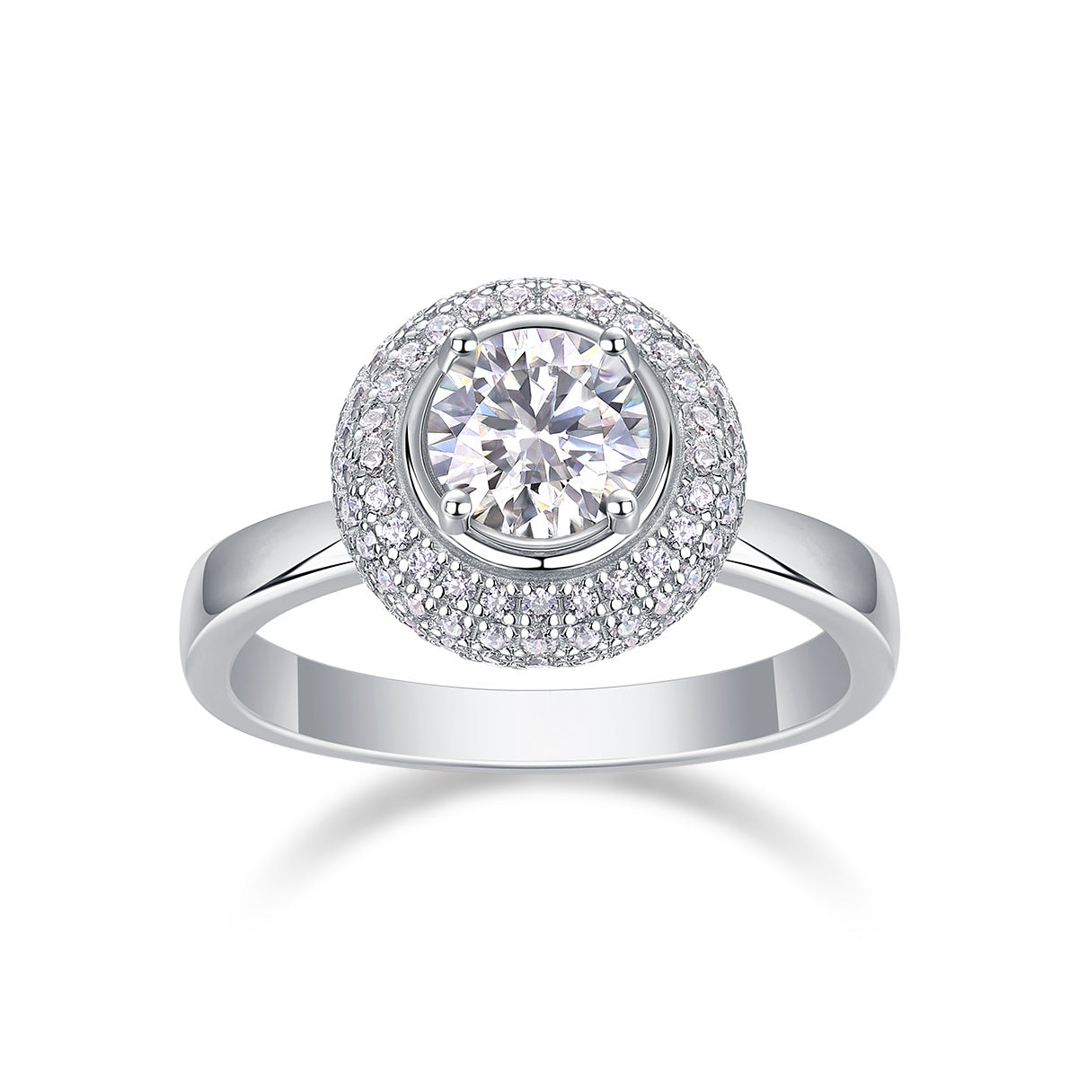 1 Carat D-VVS1 Lab Grown Diamond Ring for Women