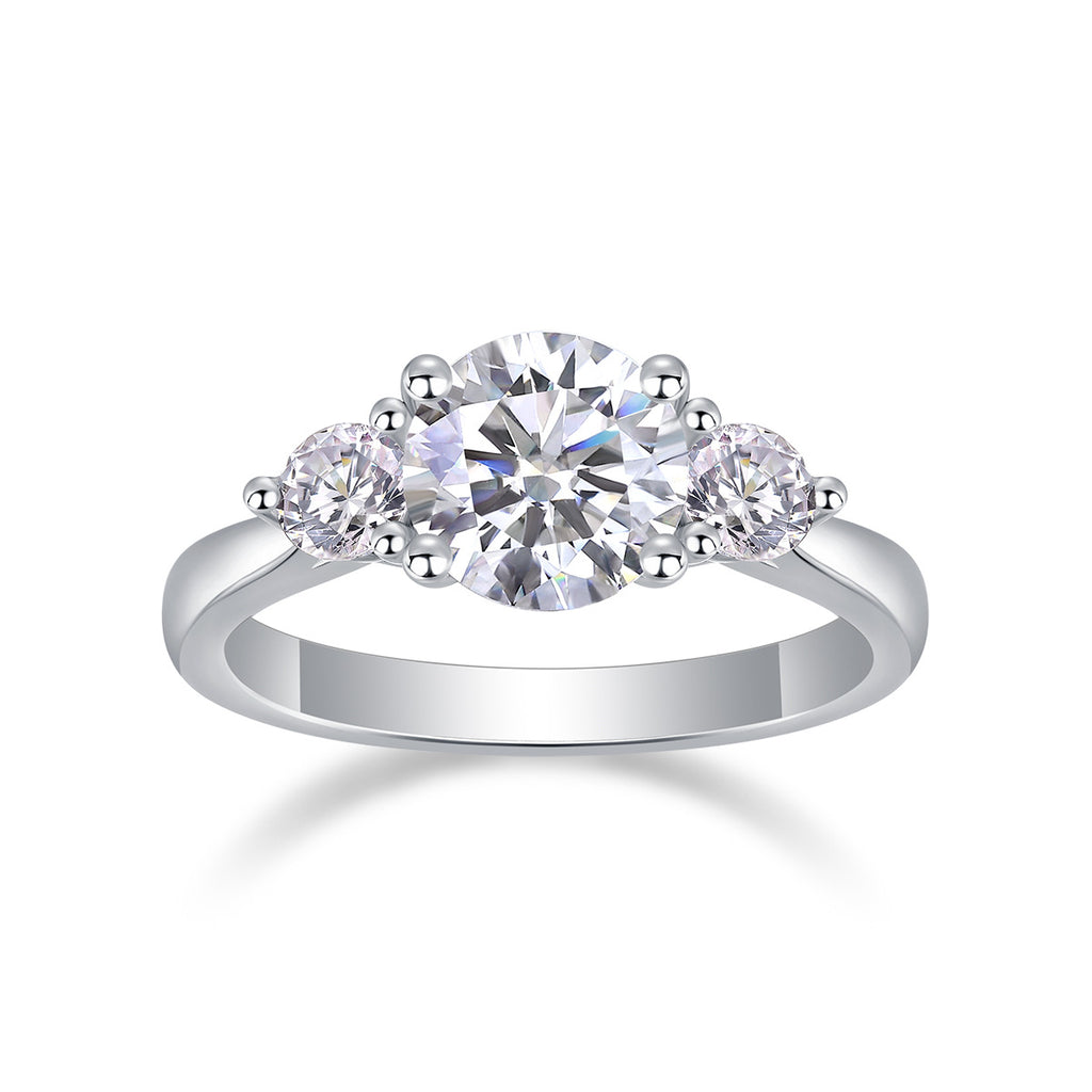 2.28CT Moissanite Diamond Engagement  Ring for Women