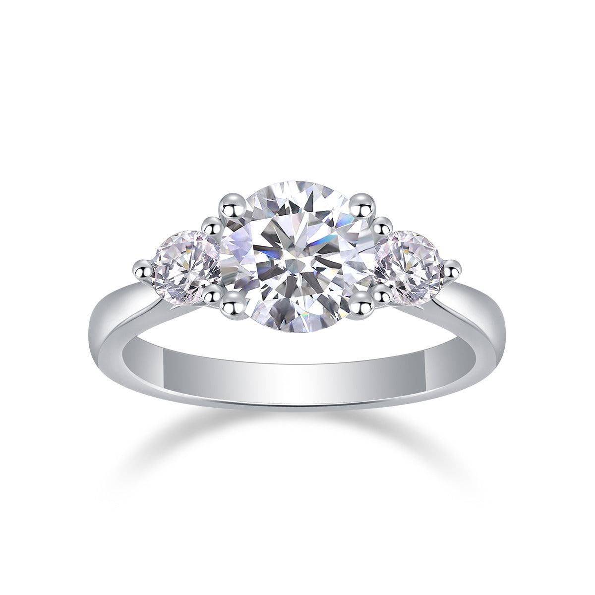 2.28CT Moissanite Diamond Engagement  Ring for Women