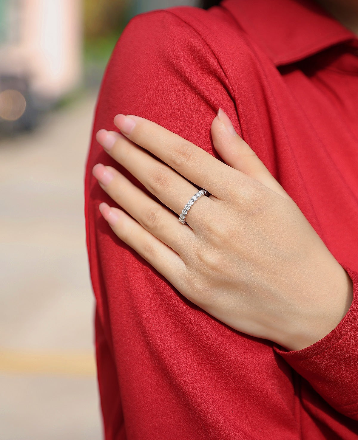 S925 18K Gold Plated Moissanite Ring Setting for Women