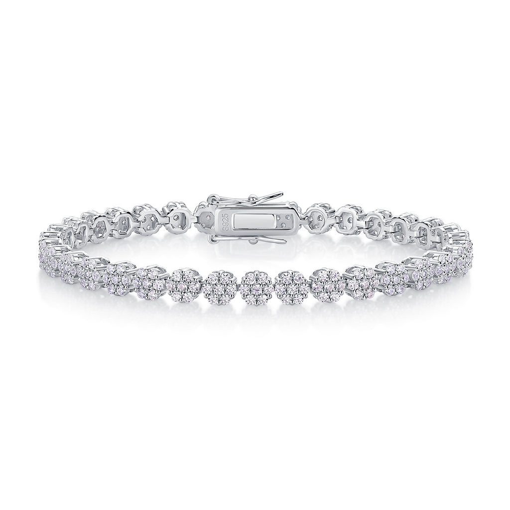 Trendy Fashion 252 Moissanite Tennis Bracelet