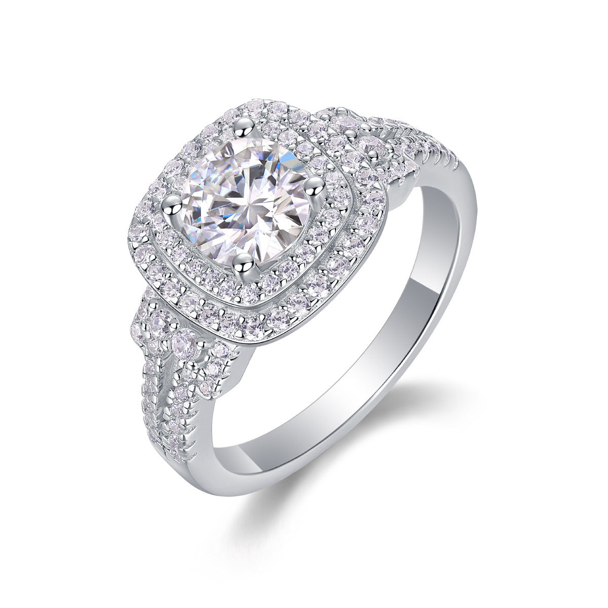 1 Carat D-VVS1 Lab Grown Diamond Ring for Women