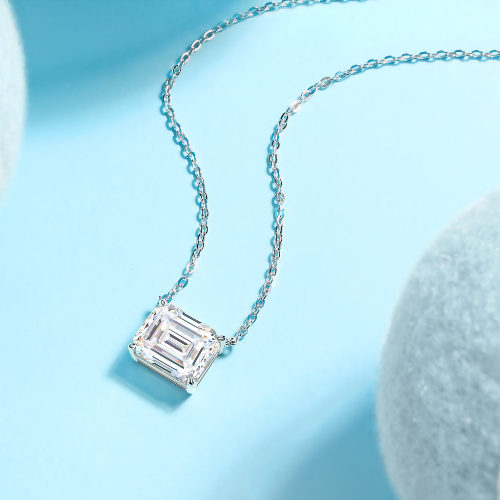 Phantom in the Mirror Moissanite Necklace For Women