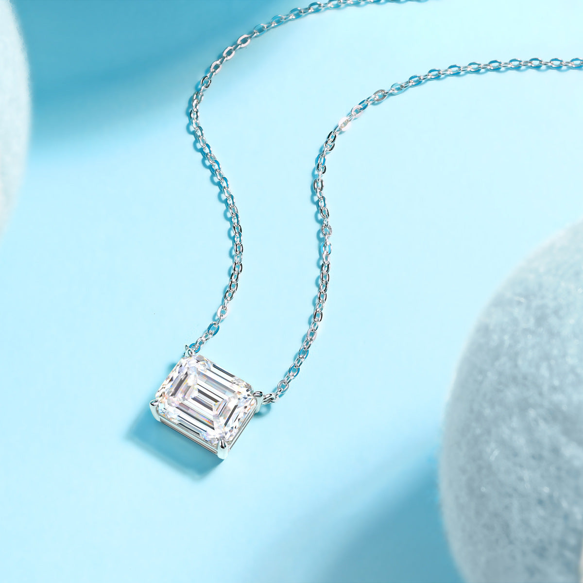 Phantom in the Mirror Moissanite Necklace For Women