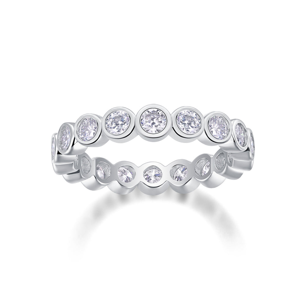 6 Carat Moissanite Diamond  Engagement Ring for Men and Women (0.3CT*20Pcs)
