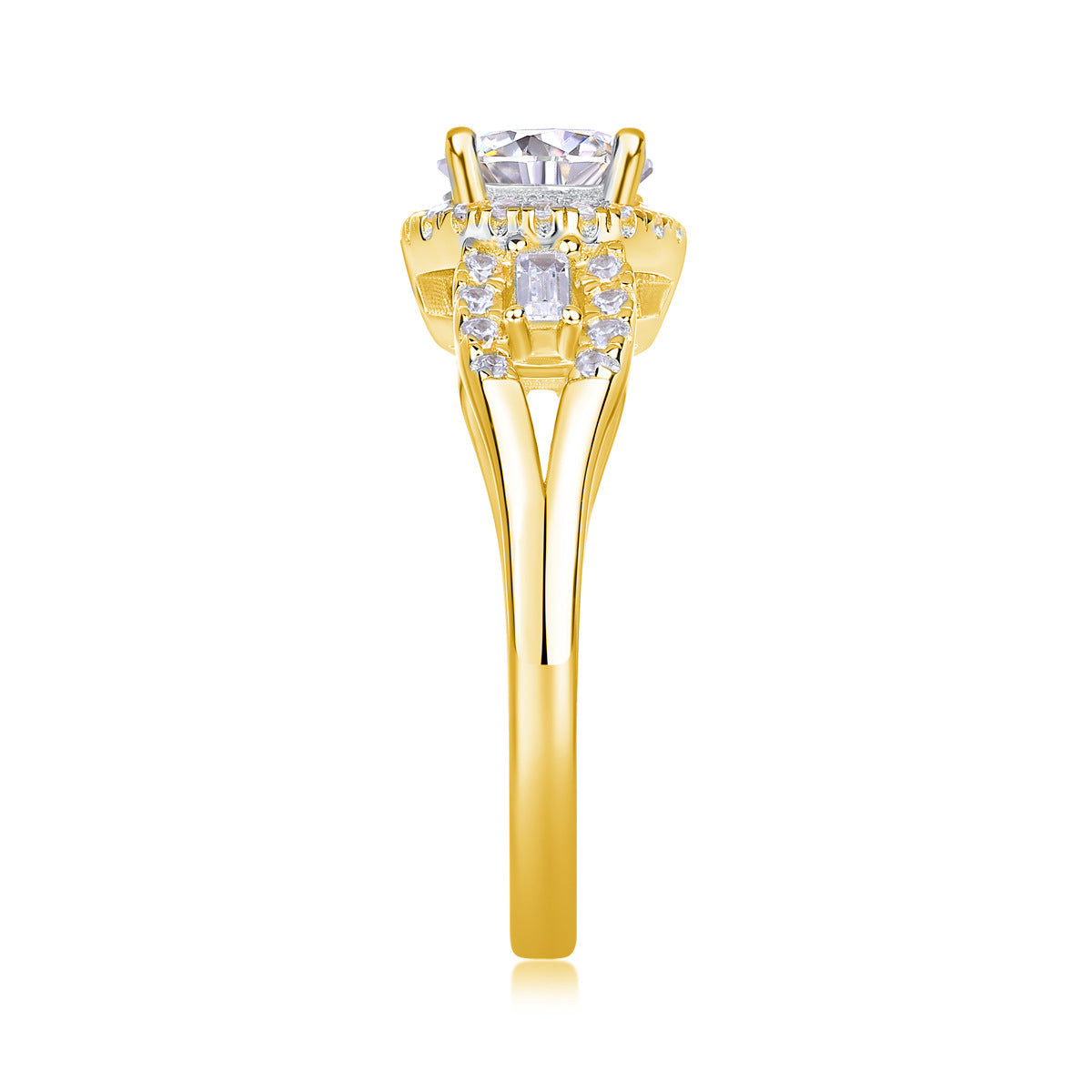 1 Carat D-VVS1 Lab Grown Diamond Ring for Women