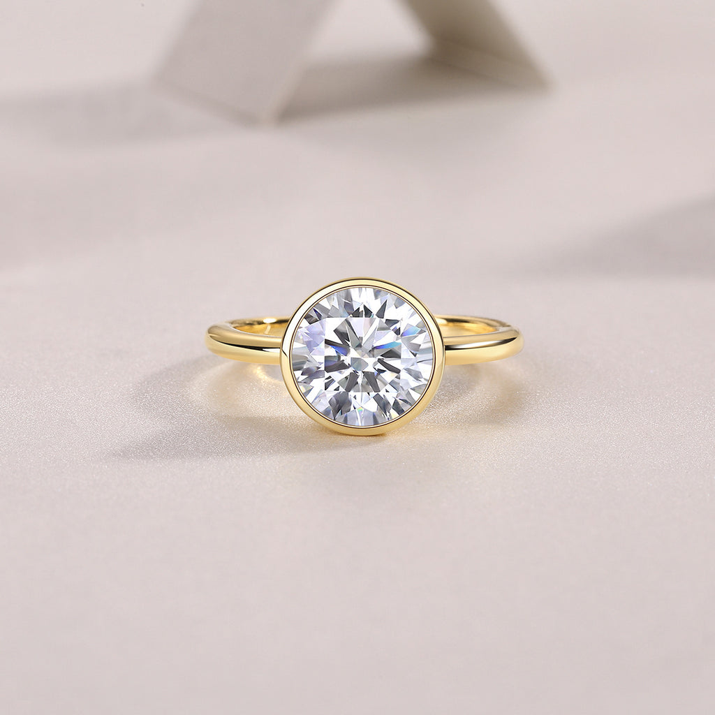 3 Carat Moissanite Diamond Engagement Ring for Women