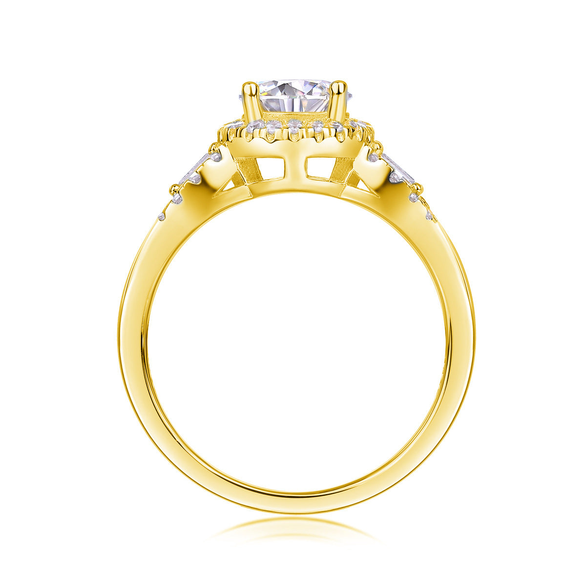 1 Carat D-VVS1 Lab Grown Diamond Ring for Women