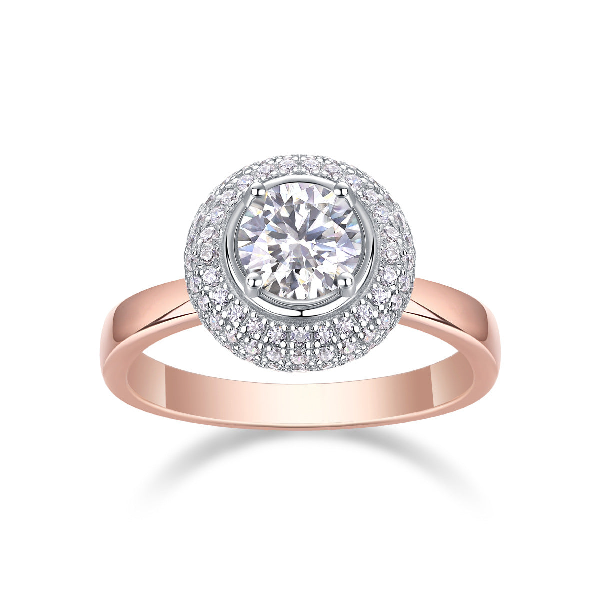 1 Carat D-VVS1 Lab Grown Diamond Ring for Women