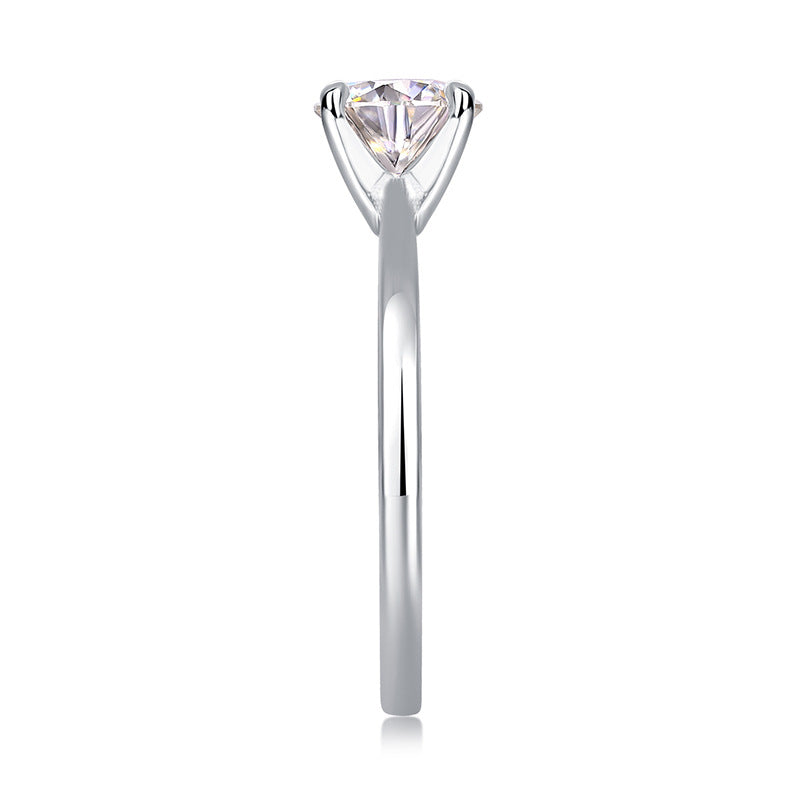 1 Carat D-VVS1 Lab Grown Diamond Ring for Women