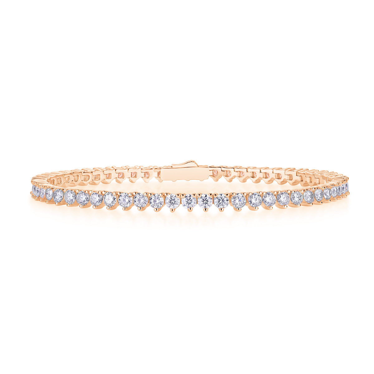 Moissanite Tennis Bracelet for Women S925 18K Gold Plated