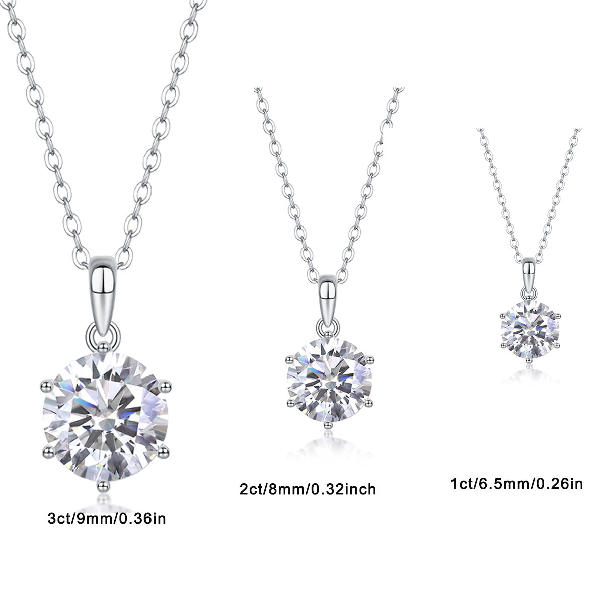 1 Carat D-VVS1 Lab-Grown Diamond Pendant (Necklace Not Included)