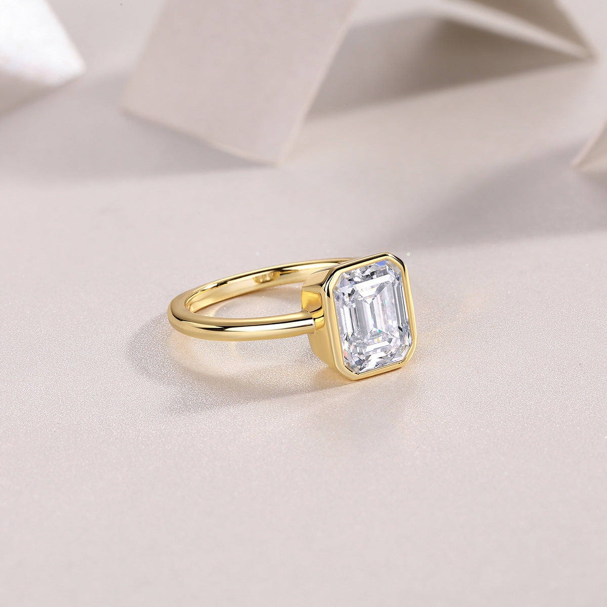 6 Carat Moissanite Engagement Diamond Ring For Women