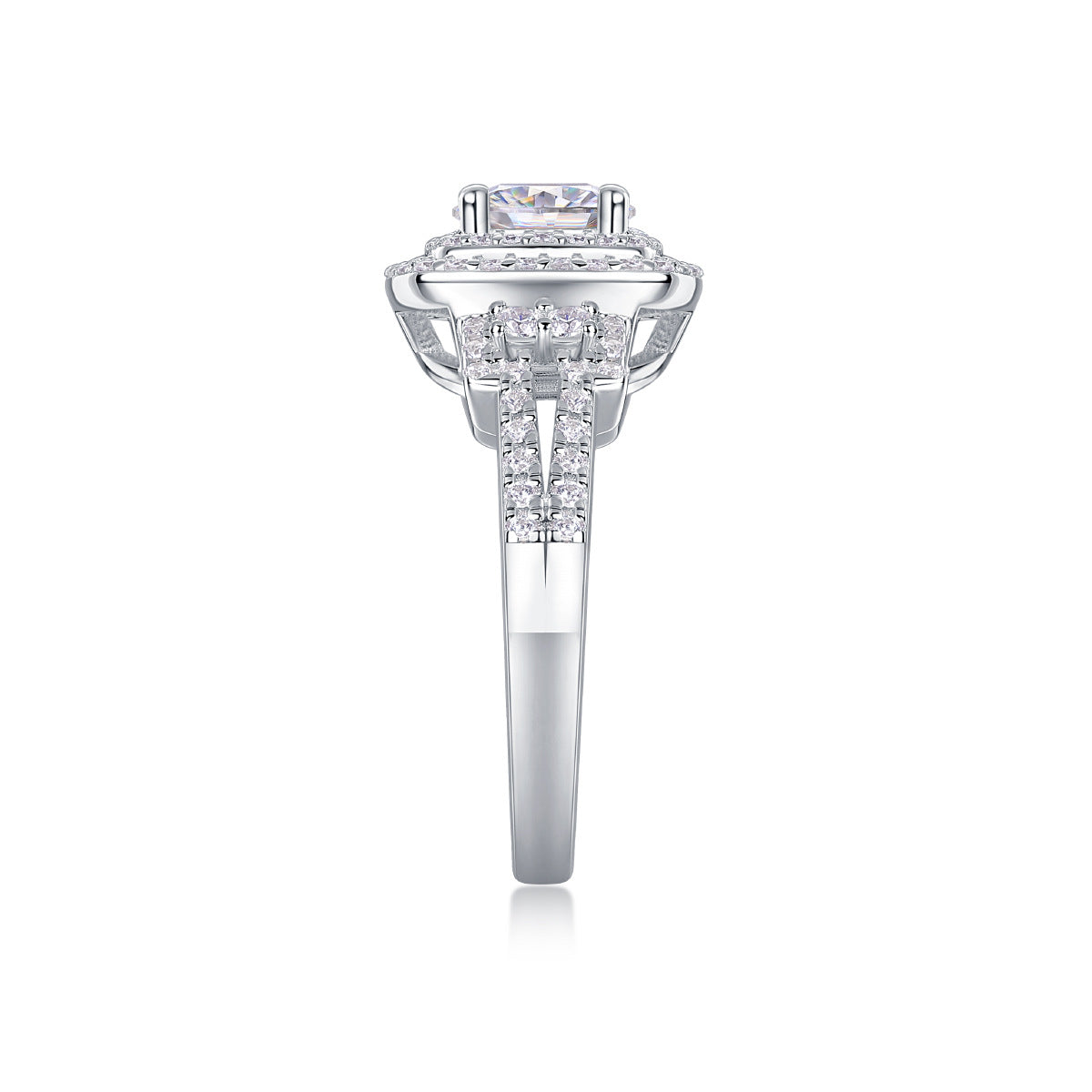 1 Carat D-VVS1 Lab Grown Diamond Ring for Women