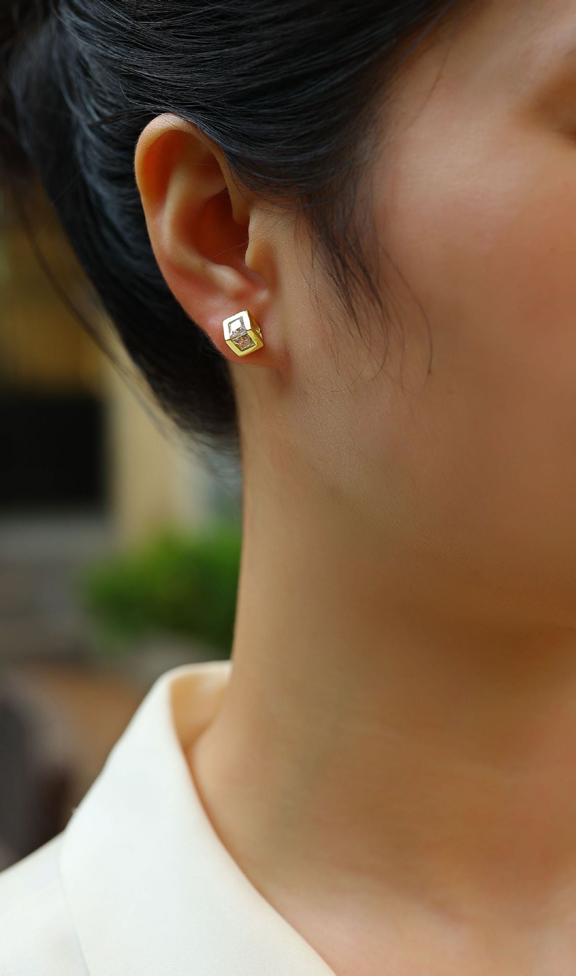 Eternal Peace Moissanite Diamond Unisex Earrings