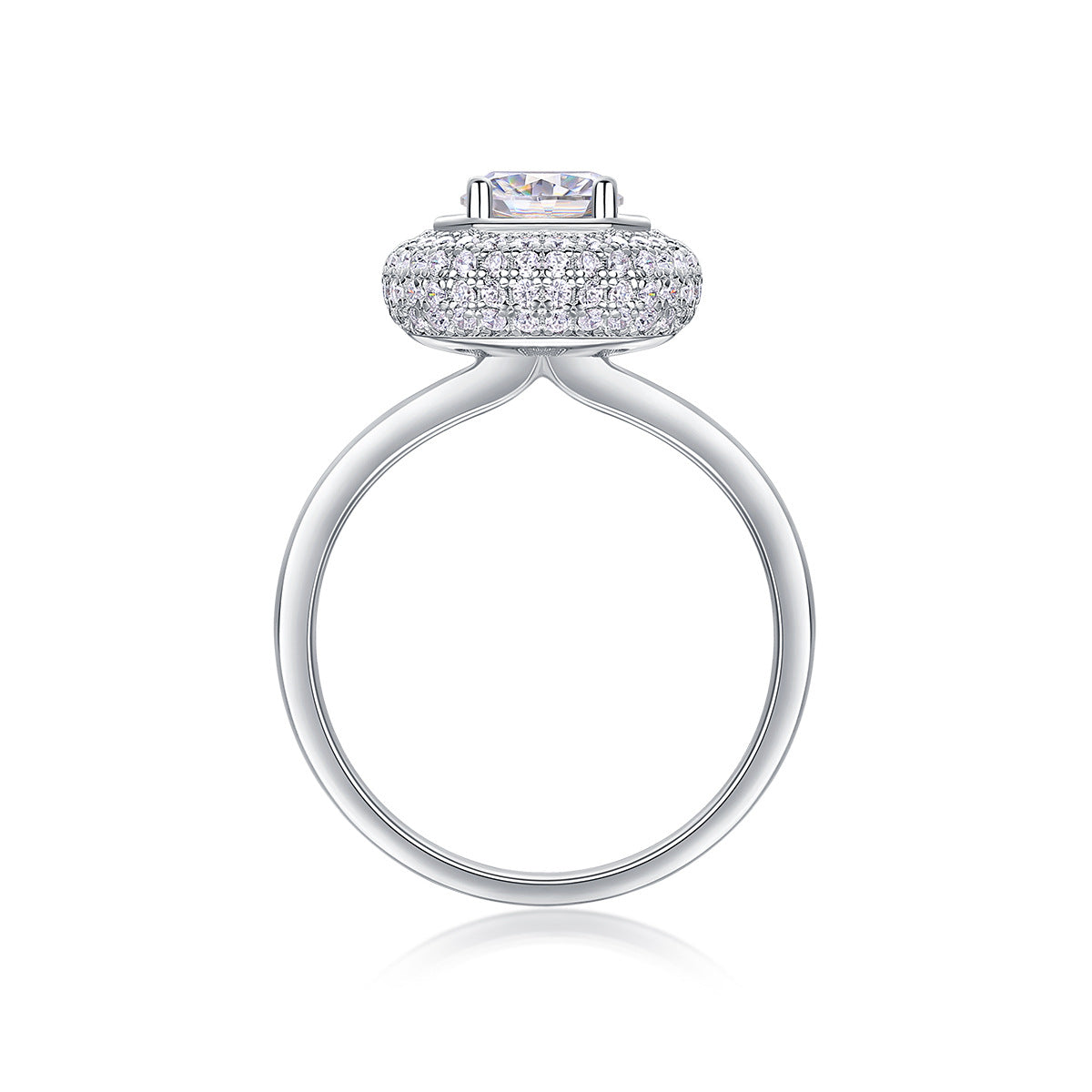 1 Carat D-VVS1 Lab Grown Diamond Ring for Women