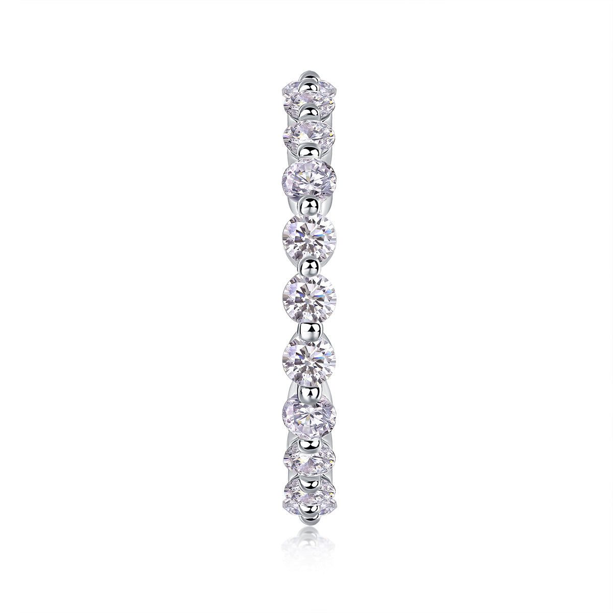 5CT Moissanite Diamond Ring Setting for Women S925 18K Gold Plated