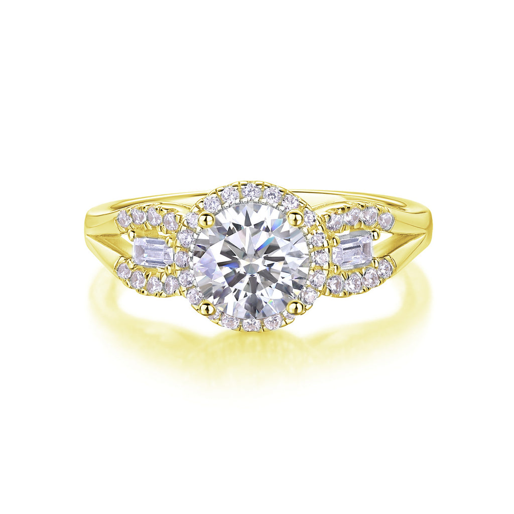 1 Carat D-VVS1 Lab Grown Diamond Ring for Women