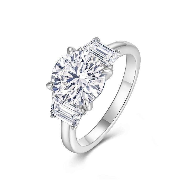3 Carat Moissanite Engagement Wedding Ring for Women