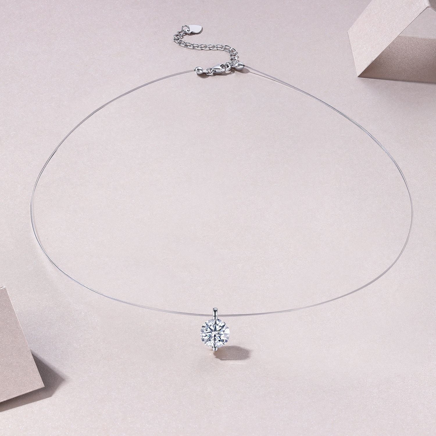 1 Carat D-VVS1 Lab Diamond Mermaid Tears Necklace for Women