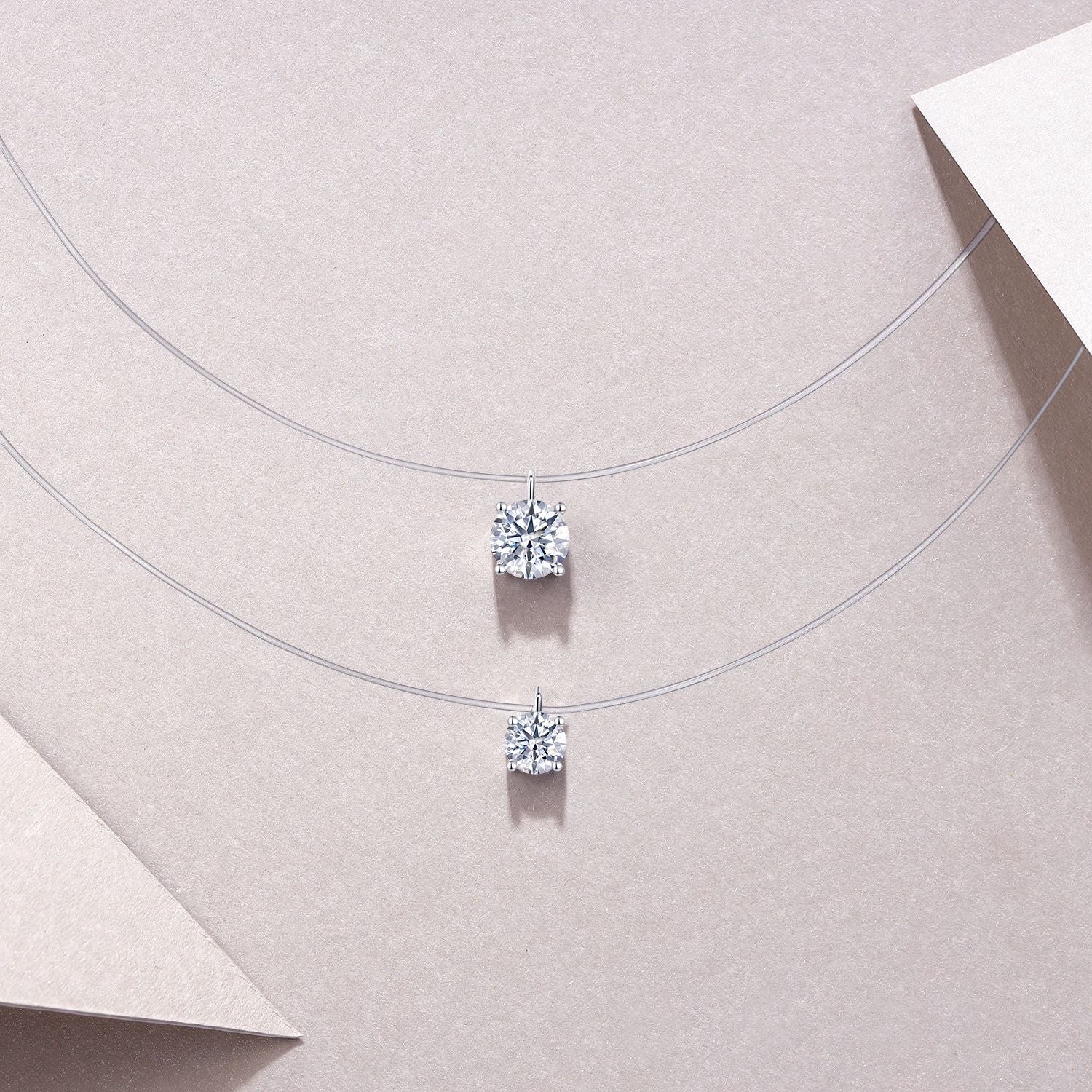1 Carat D-VVS1 Lab Diamond Mermaid Tears Necklace for Women