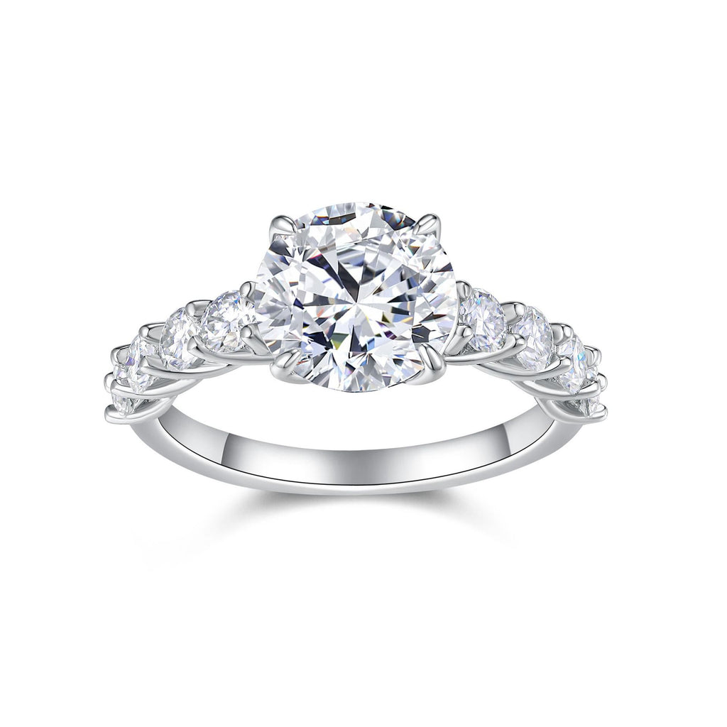 3 Carat Moissanite Engagement Wedding Ring for Women