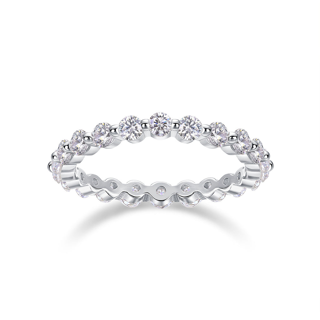 5CT Moissanite Diamond Ring Setting for Women S925 18K Gold Plated