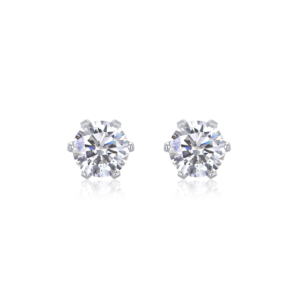 Unisex Moissanite Engagement Earrings For Women (D-VVS)