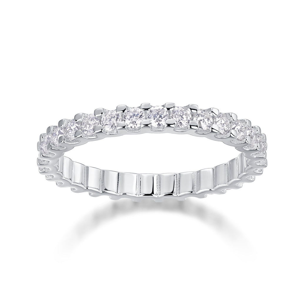 Moissanite Diamond  Ring Setting for Women S925 18K Gold Plated