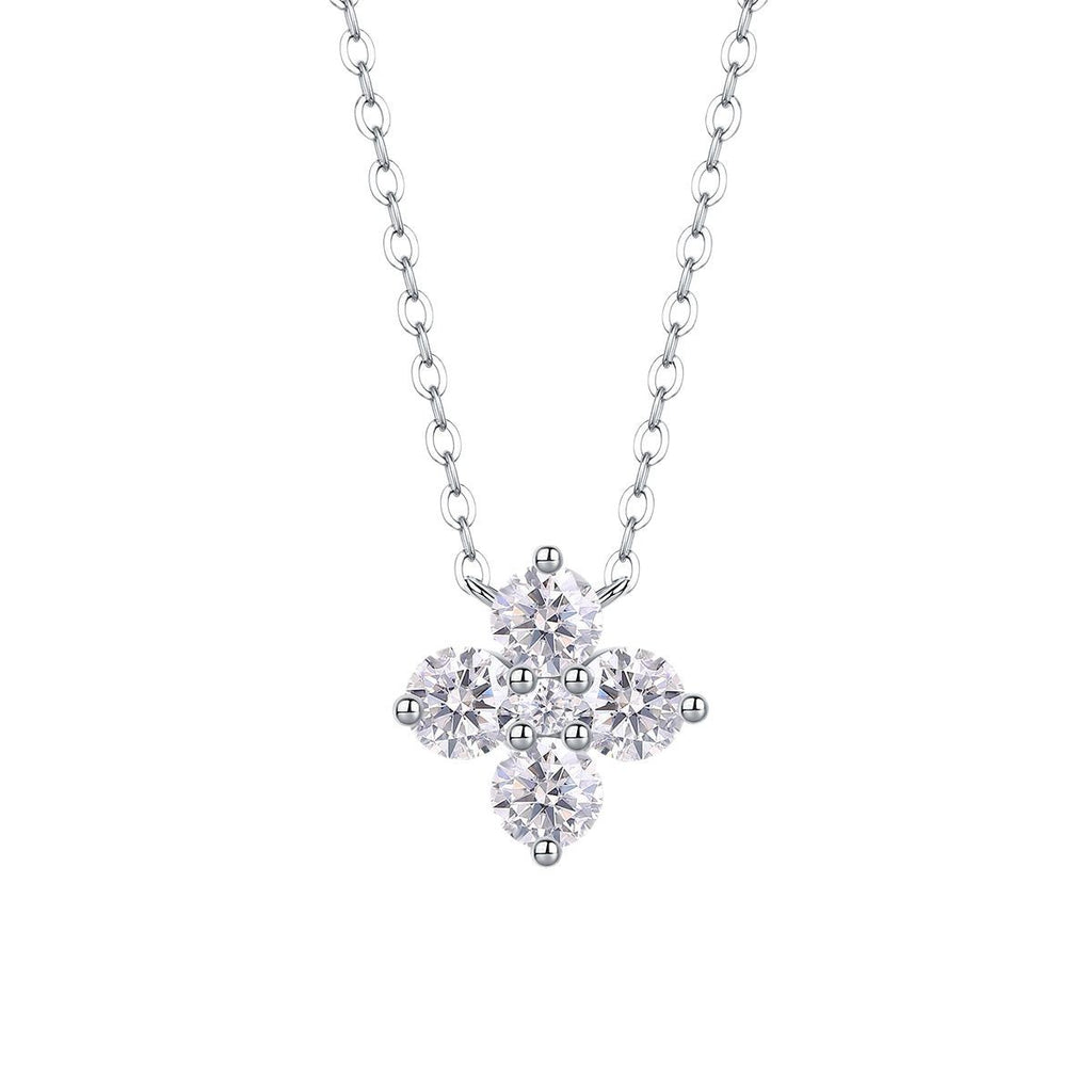 S925 Silver 1.2 Carat Moissanite Pendant Necklace