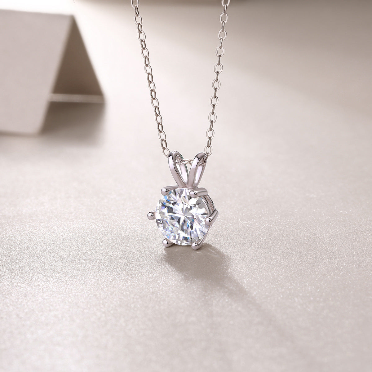 2 Carat D-VVS1 Lab-Grown Diamond Star Love Pendant For Women