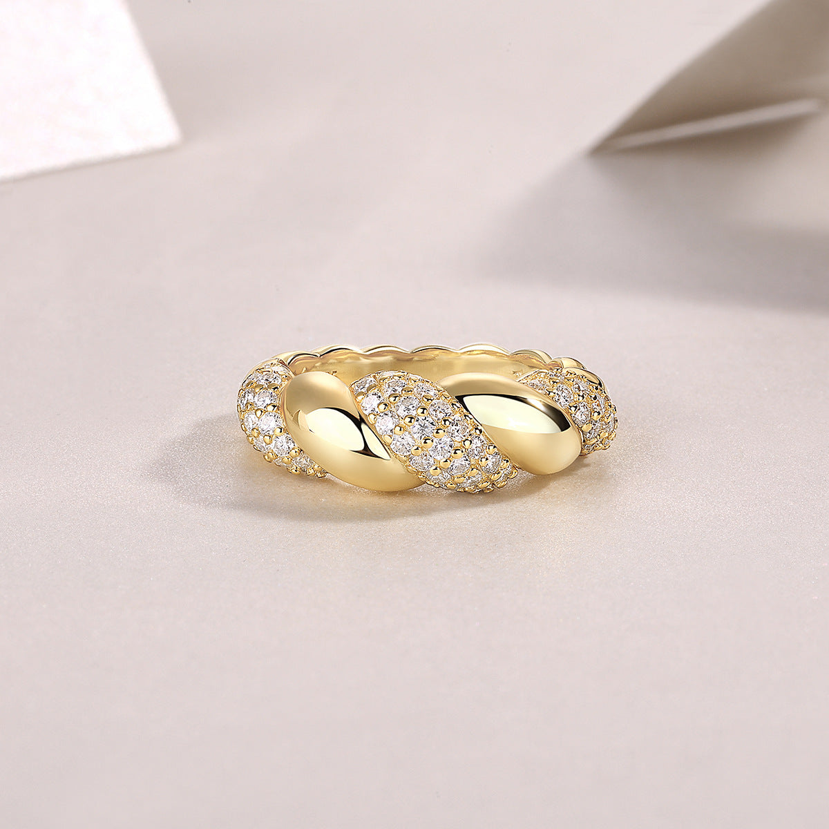 3 Carat Fashion Moissanite Ring for Men and Women Couples
