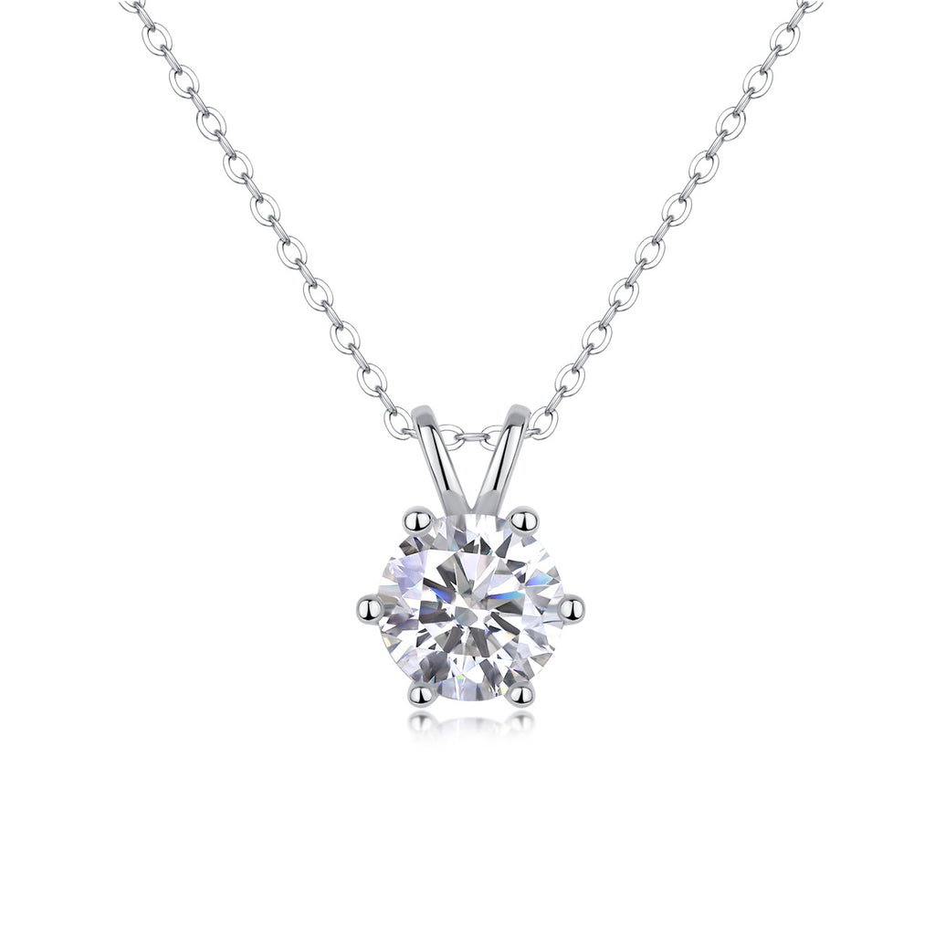 2 Carat D-VVS1 Lab-Grown Diamond Star Love Pendant For Women