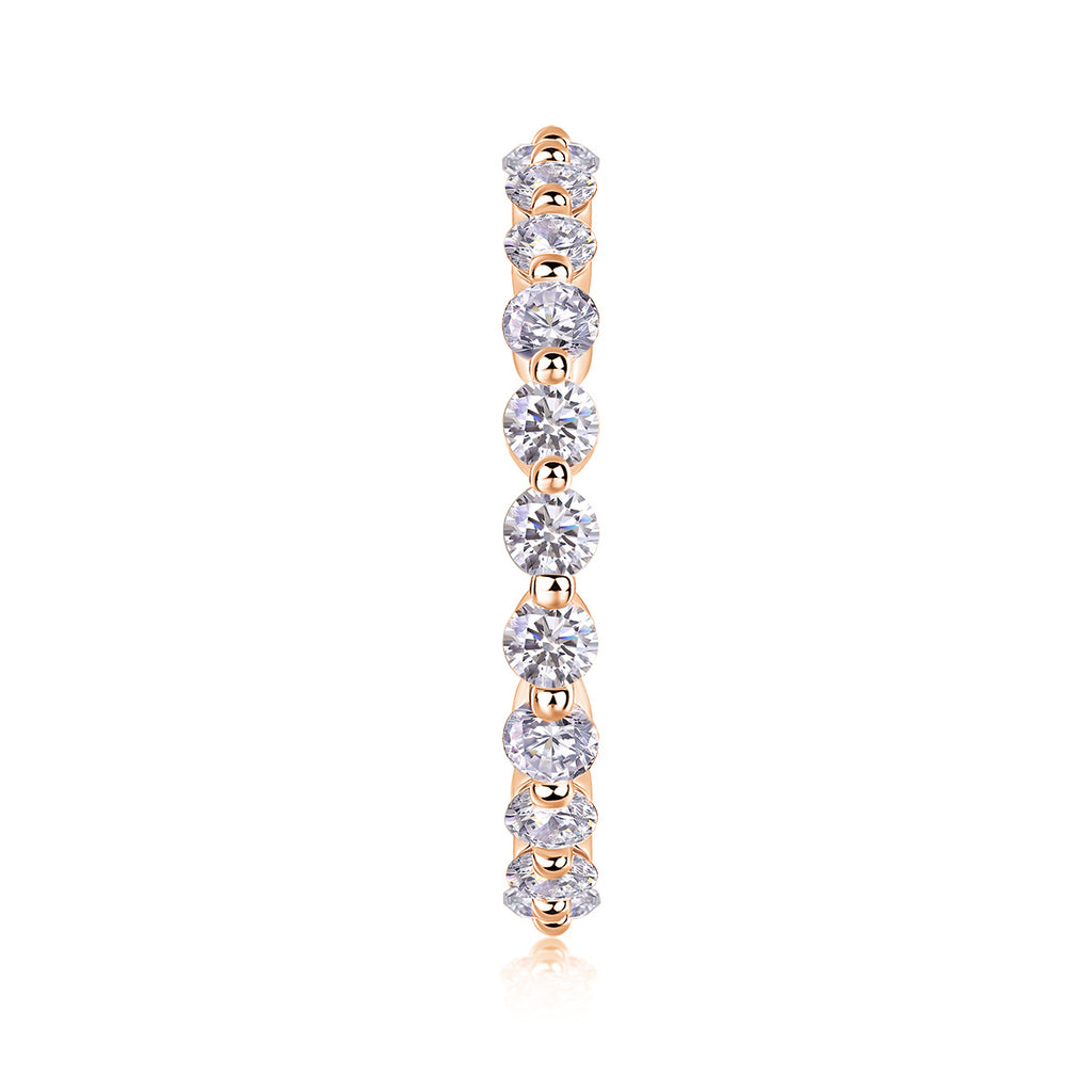 5CT Moissanite Diamond Ring Setting for Women S925 18K Gold Plated