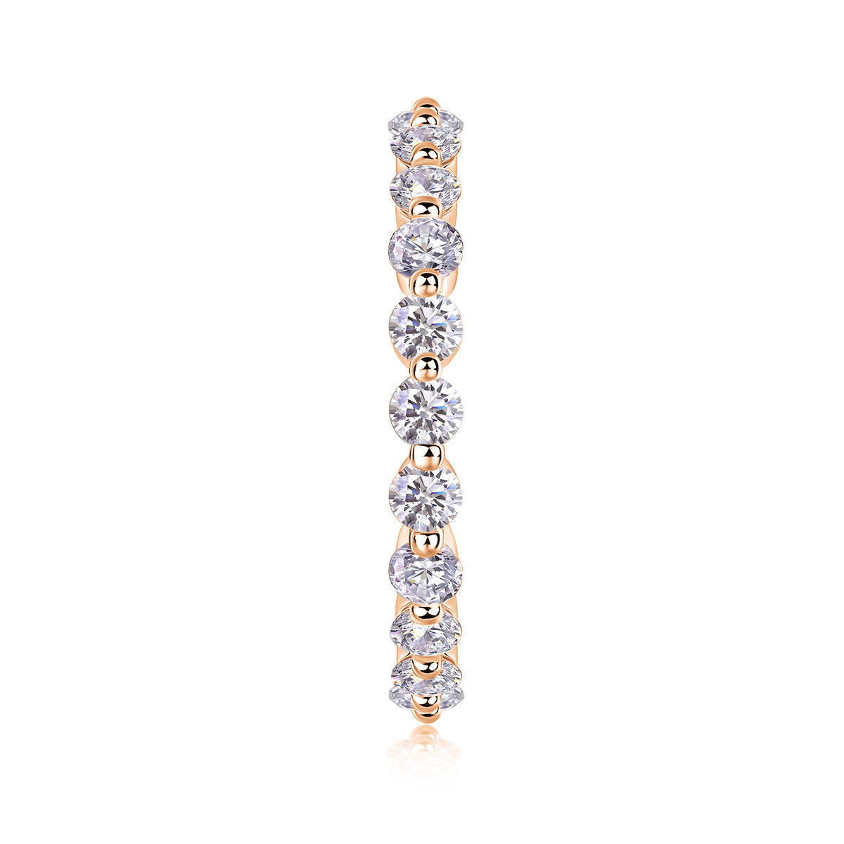 5CT Moissanite Diamond Ring Setting for Women S925 18K Gold Plated