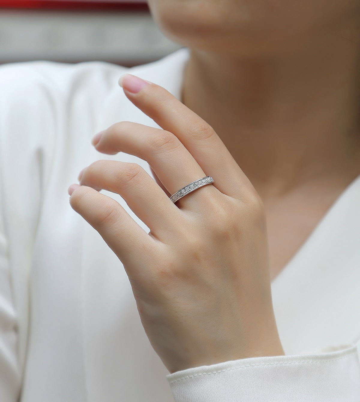 Engagement Couple Moissanite Wedding Rings for Men and Women