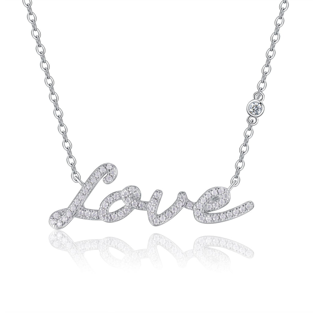 Love Moissanite jewelry Fairy Diamond Necklace for Women