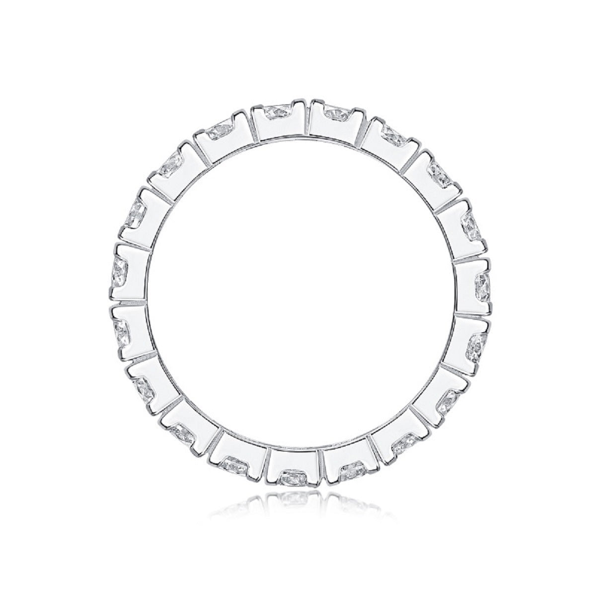 2 Carat (0.1*20pcs) Moissanite Diamond Wedding Ring for Women