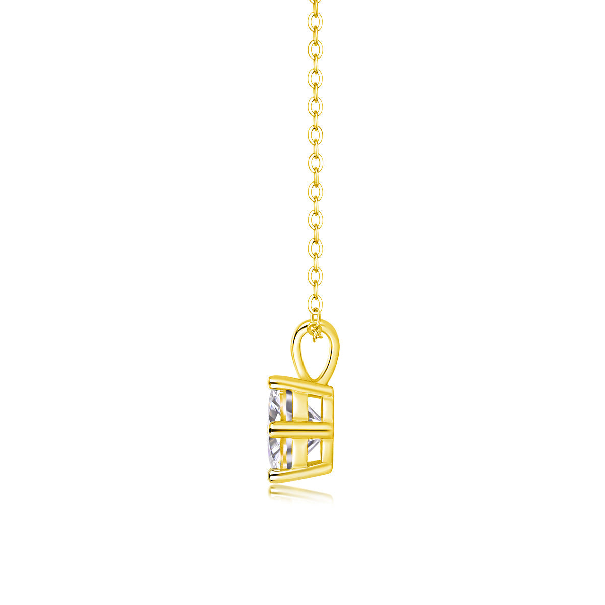 2 Carat D-VVS1 Lab-Grown Diamond Star Love Pendant For Women