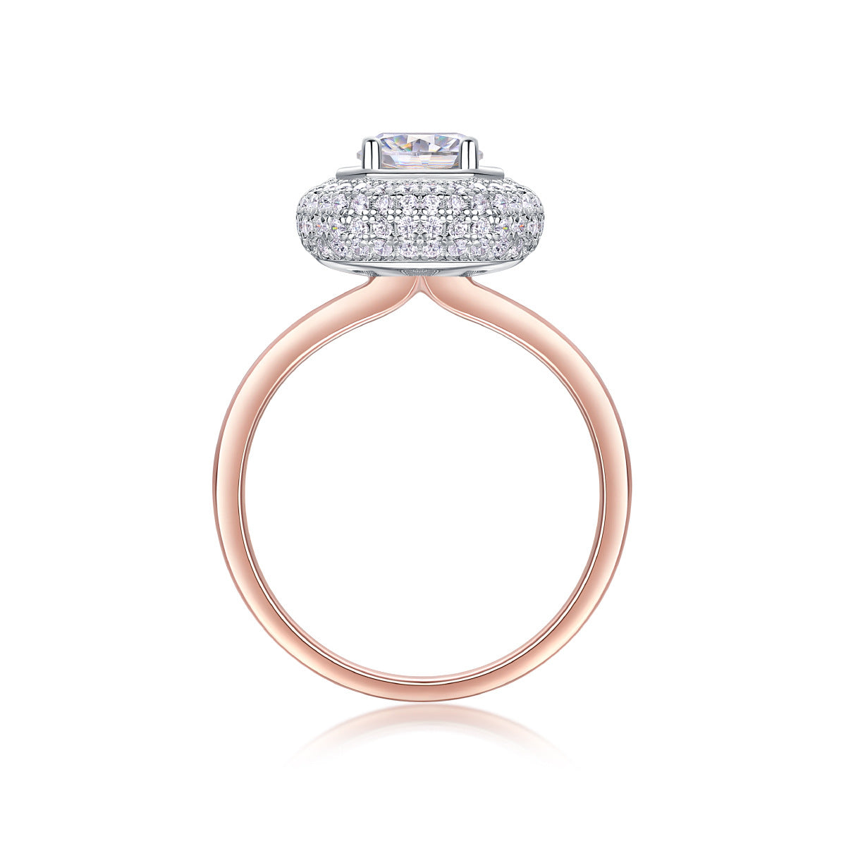 1 Carat D-VVS1 Lab Grown Diamond Ring for Women
