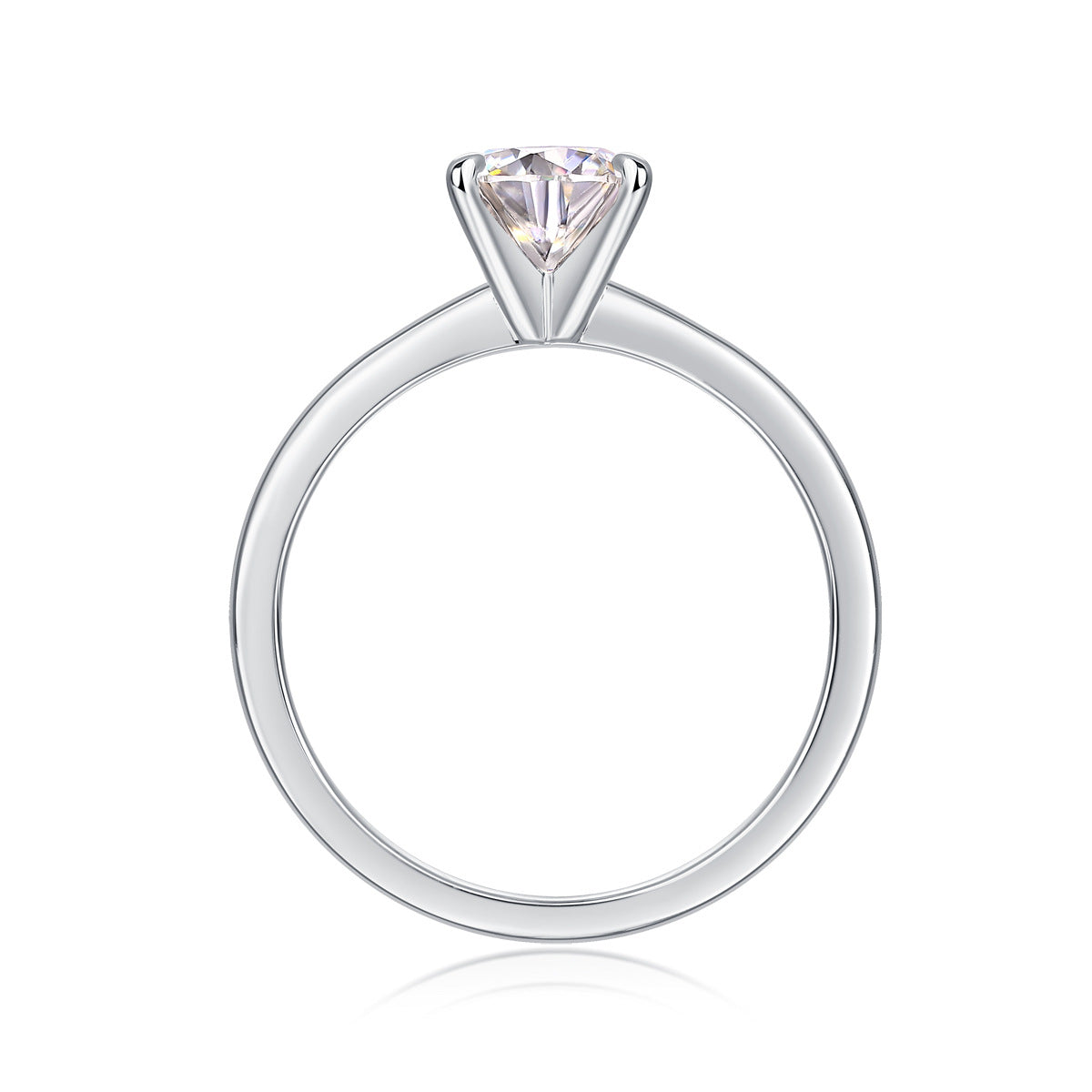 1 Carat D-VVS1 Lab Grown Diamond Ring for Women