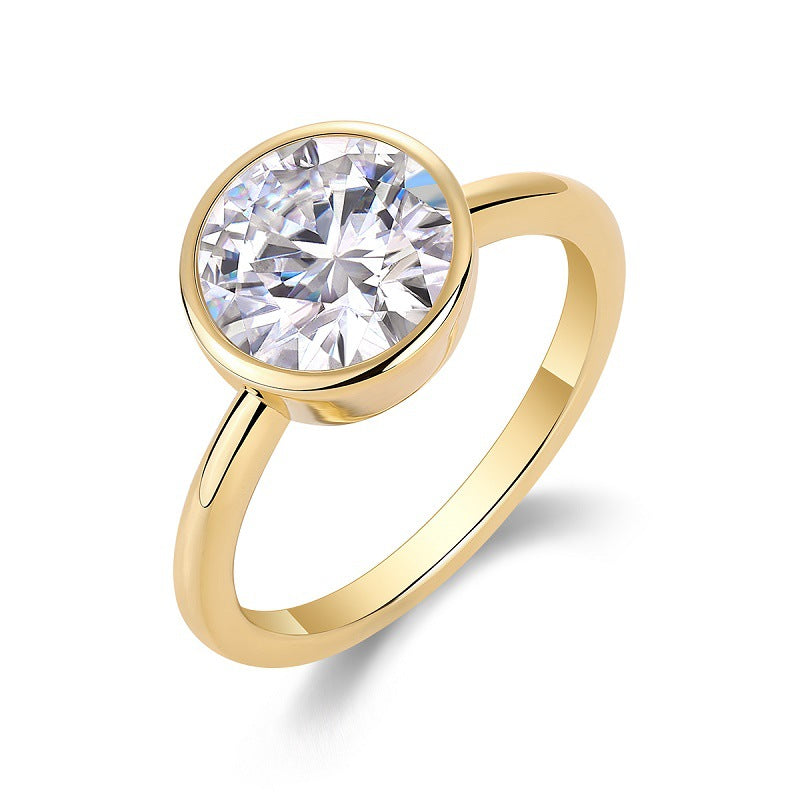 3 Carat Moissanite Diamond Engagement Ring for Women