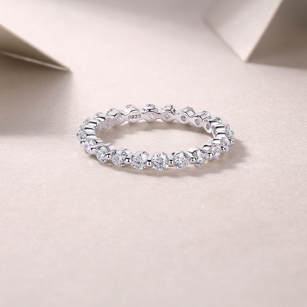 5CT Moissanite Diamond Ring Setting for Women S925 18K Gold Plated